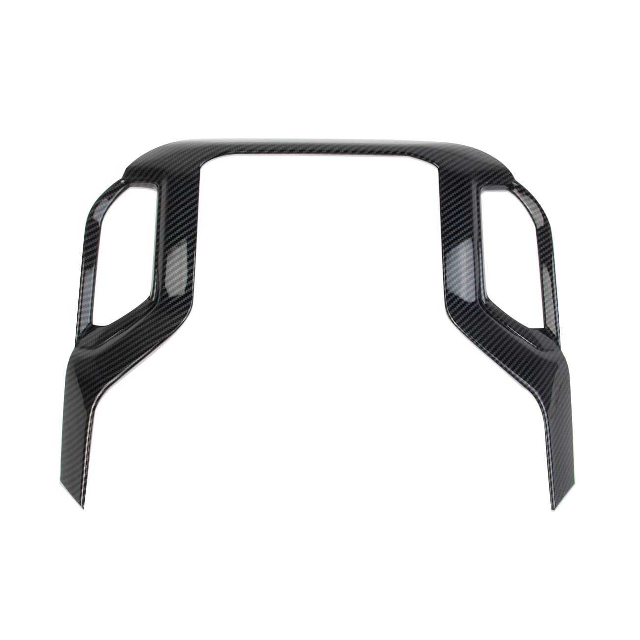 Fewshaw Carbon Fiber Center Console Dashboard Ac Air Vent Navigation Cover Trim For 2019-2025 Chevy Silverado 1500/Gmc Sierra 1500 For 2020-2025 Sierra/Silverado 2500 3500 Hd