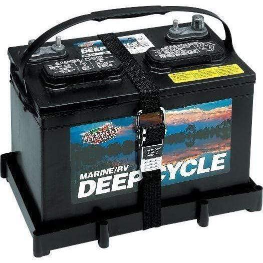 T-H Marine Nbh-24-Ssc-Dp Battery Holder Tray With Stainless Steel Buckle, 24 Series