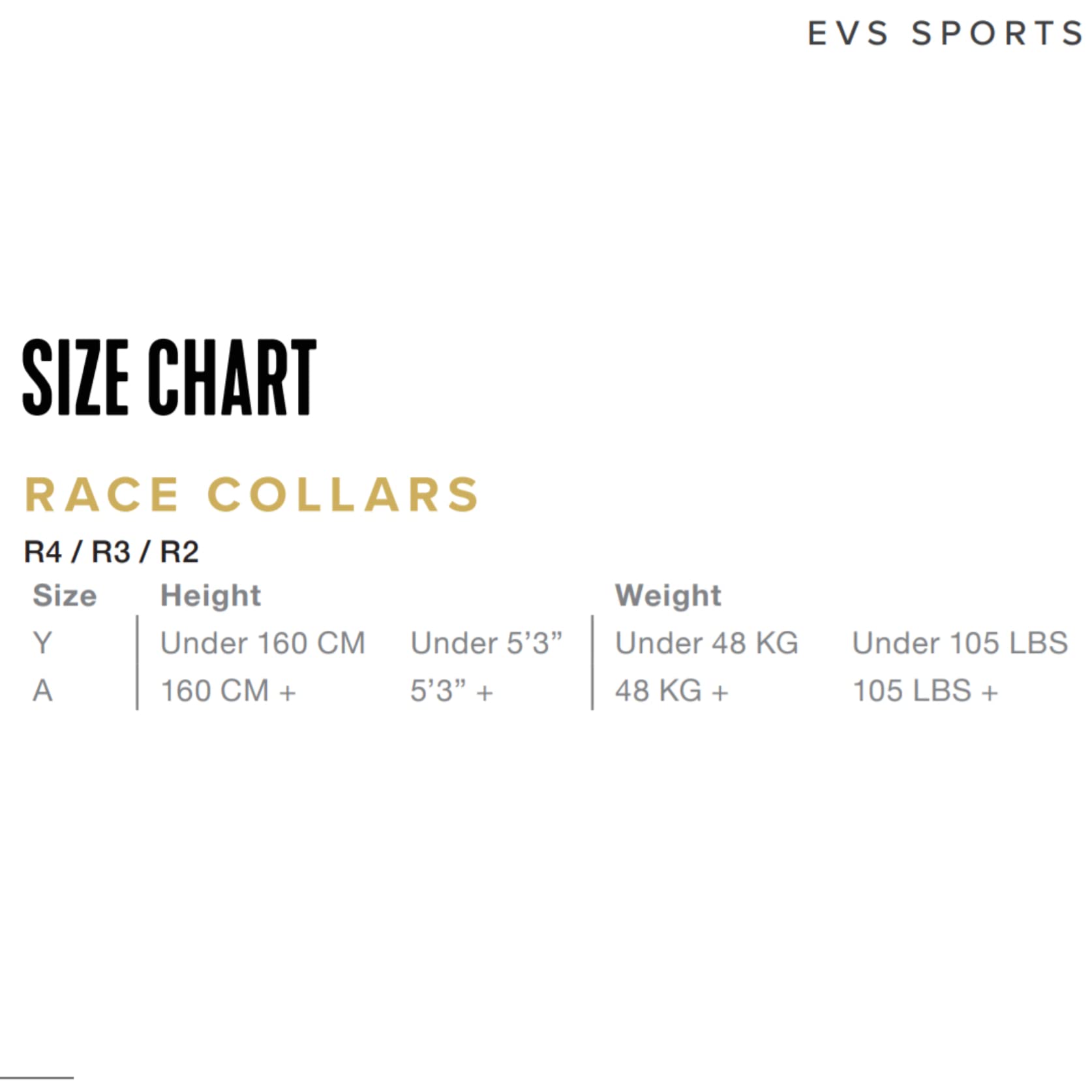 Evs Sports R4-Bk-A Sports R4 Race Collar (Black, Adult)