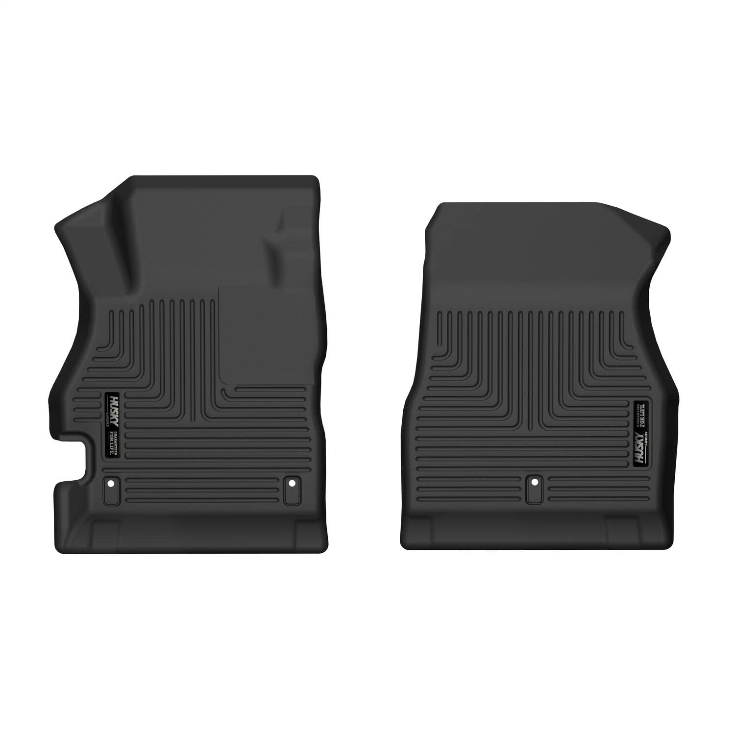Husky Liners X-Act Contour Floor Mats | Fits 2020-2024 Nissan Versa | Front Row, 2-Pc Black - 54941
