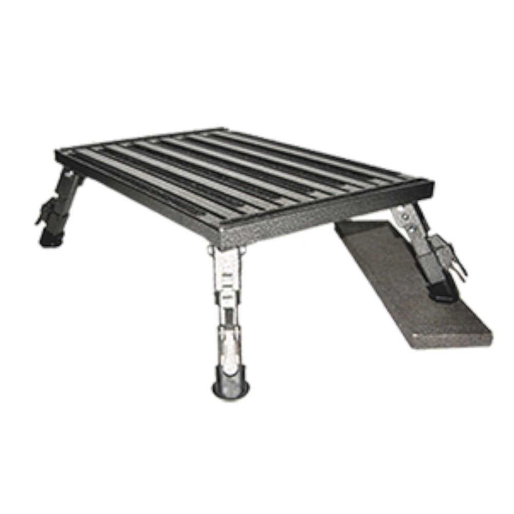 Safety Step A10Cg Gray 15 X 19 Large Folding Adjustable Height Step