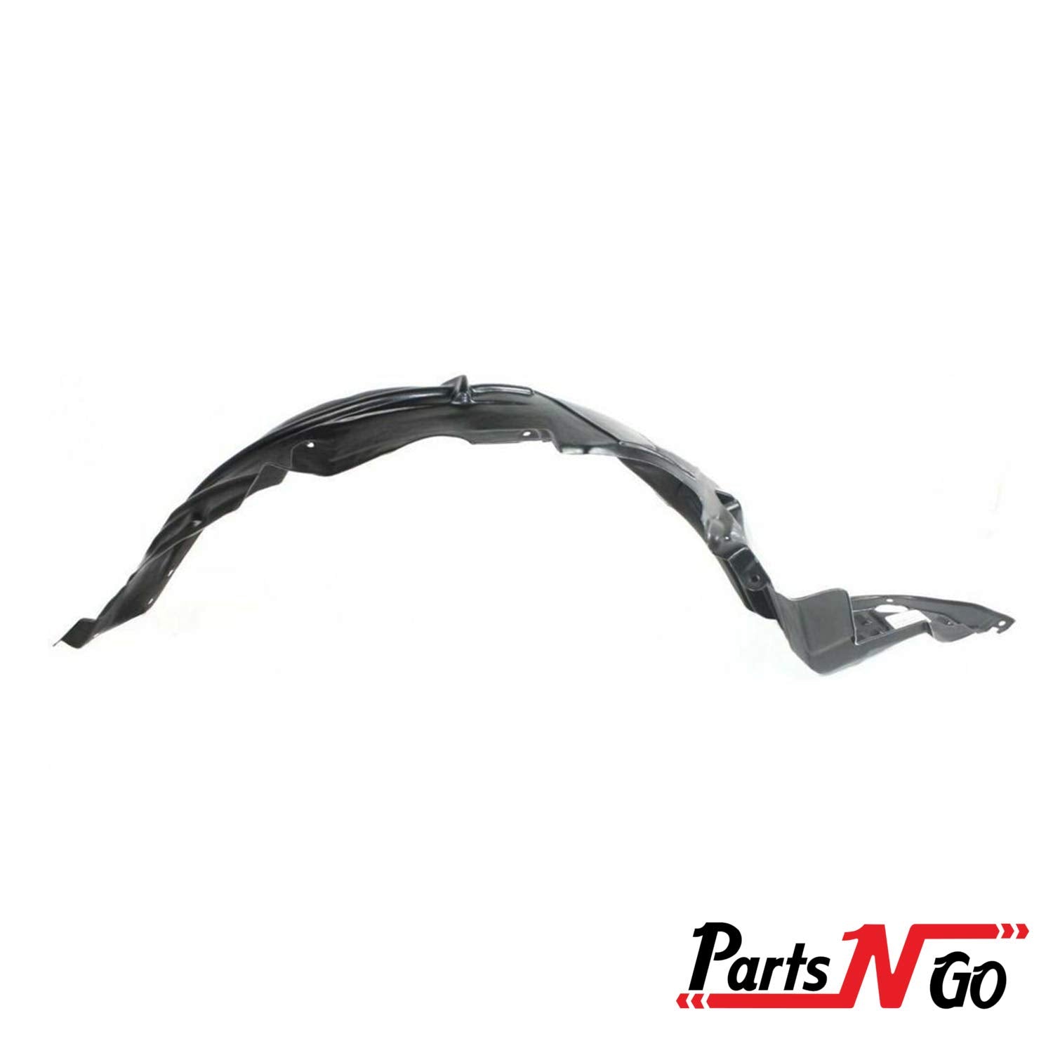 Parts N Go Fender Liner Front Pair for 2003-2007 Accord Sedan - Black Splash Shield Guards HO1248114, HO1249114