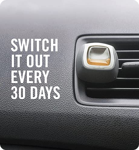 Febreze Car Air Freshener, Set Of 5 Clips, Linen & Sky - Up To 150 Days