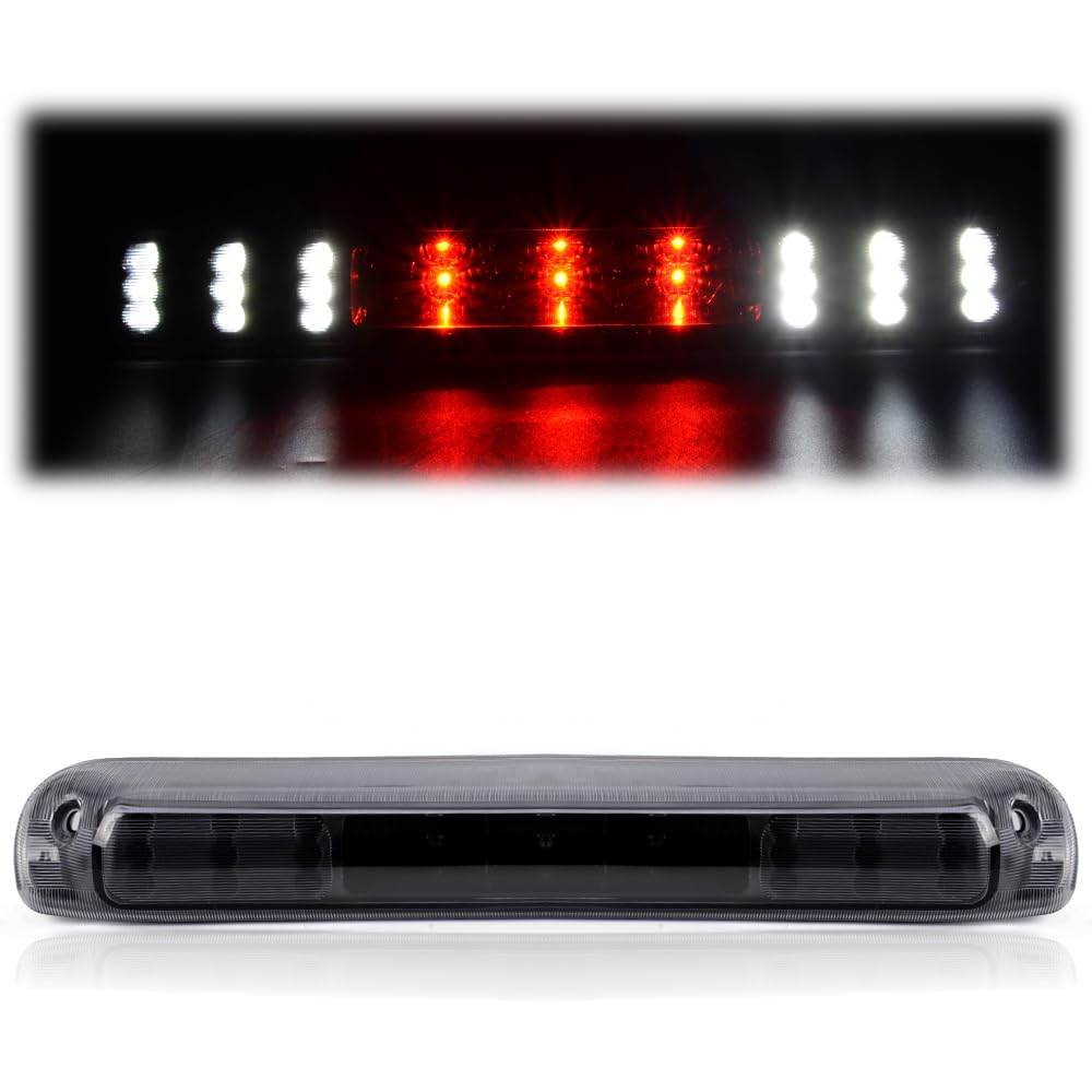 LQI LED Third 3rd Brake Light, Compatible with Chevy Silverado 1500 2500 3500/GMC Sierra 1500 2500 3500 1999-2006, Third Brake S