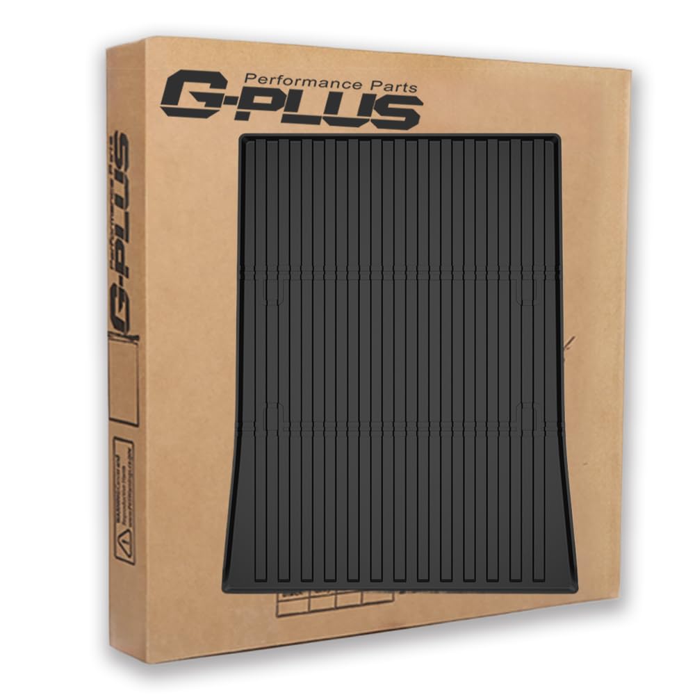 G-PLUS Trunk Mat Cargo Liner Compatible with Tesla Cybertruck 2023 2024 2025 TPE Trunk Mat Black