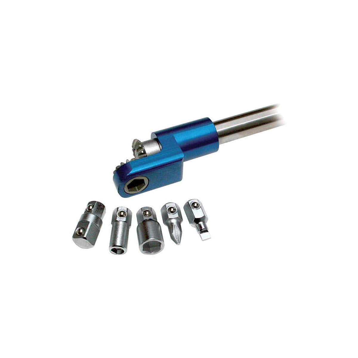 Motion Pro 90 Degree 1/4' Hex Driver Carb Tool - With Bits