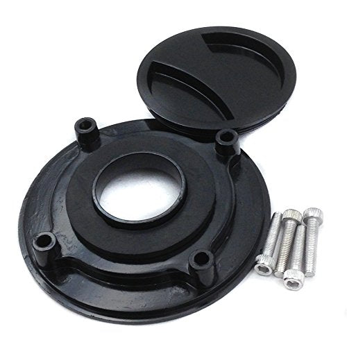 XKH- Motorcycle Black Keyless Gas Cap Twist Off Fuel Tank Cap For 1997-2003 Suzuki GSX-R 600/ 1996-2003 GSX-R 750/ 2001-2002 GSX