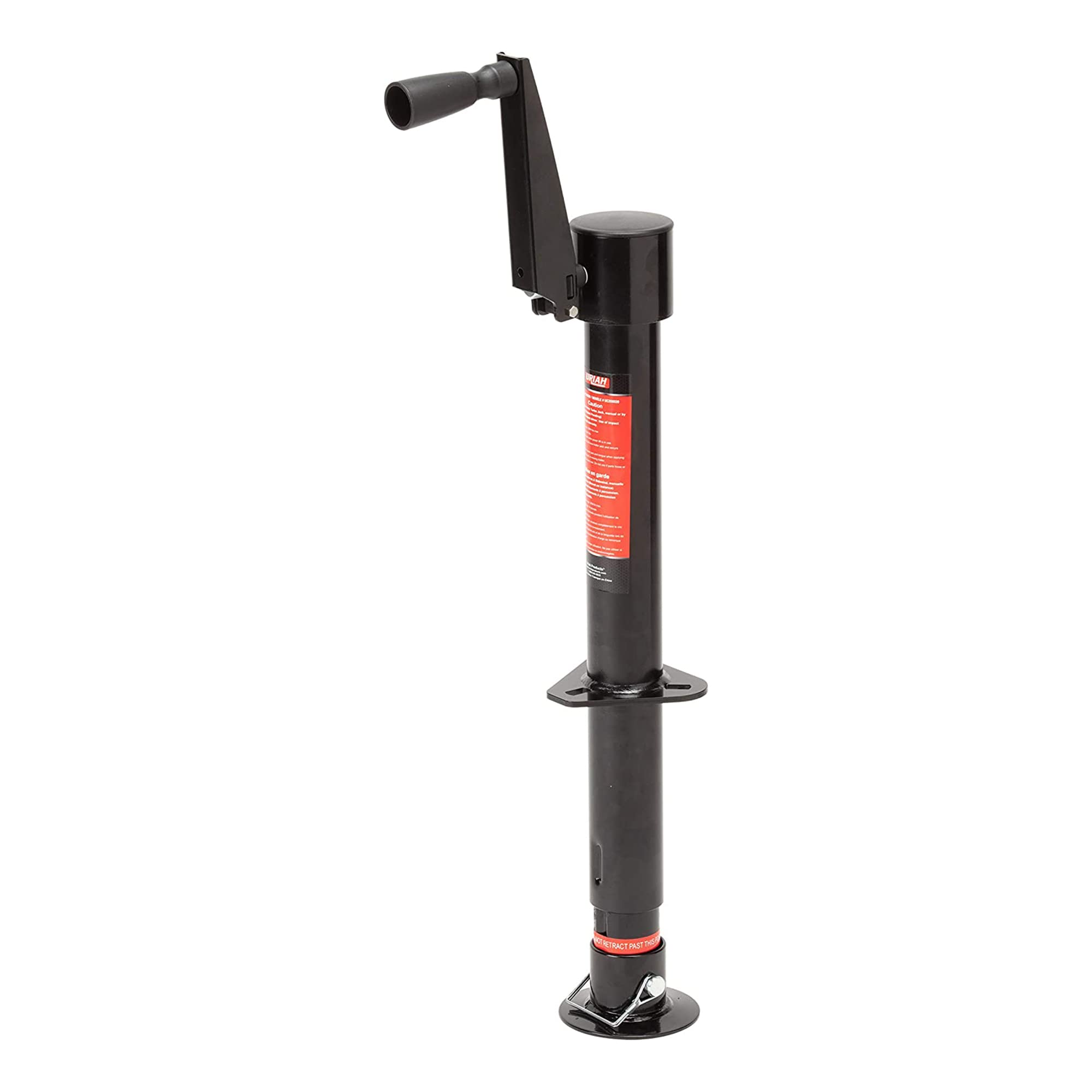 Uriah Products Sidewind A-Frame Turbo Trailer Jack - 2,000Lb Lift Capacity - Manual Or Drill Power (Uc200020) , Black