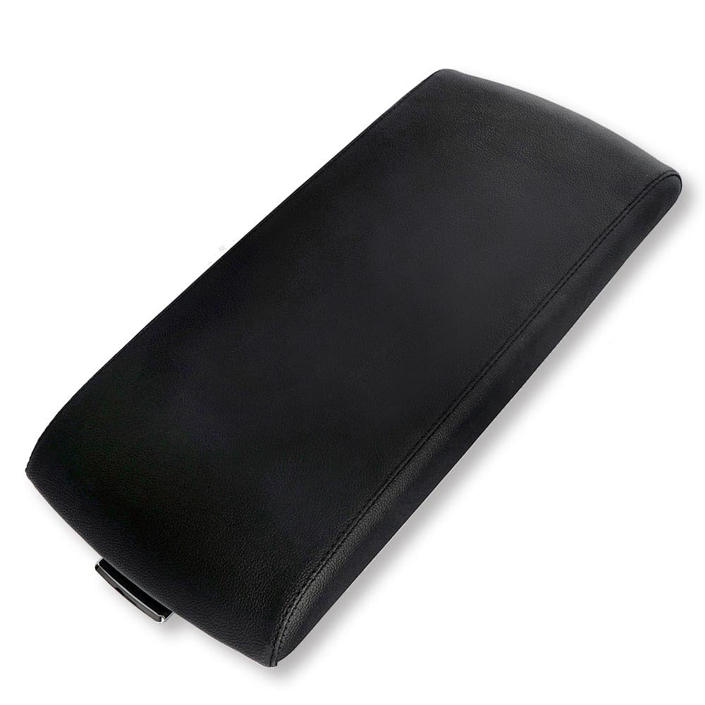 G-PLUS Armrest Center Console Lid Cover, Compatible with Ford Flex 2013 2014 2015 2016 2017 Black Arm Rest Lid