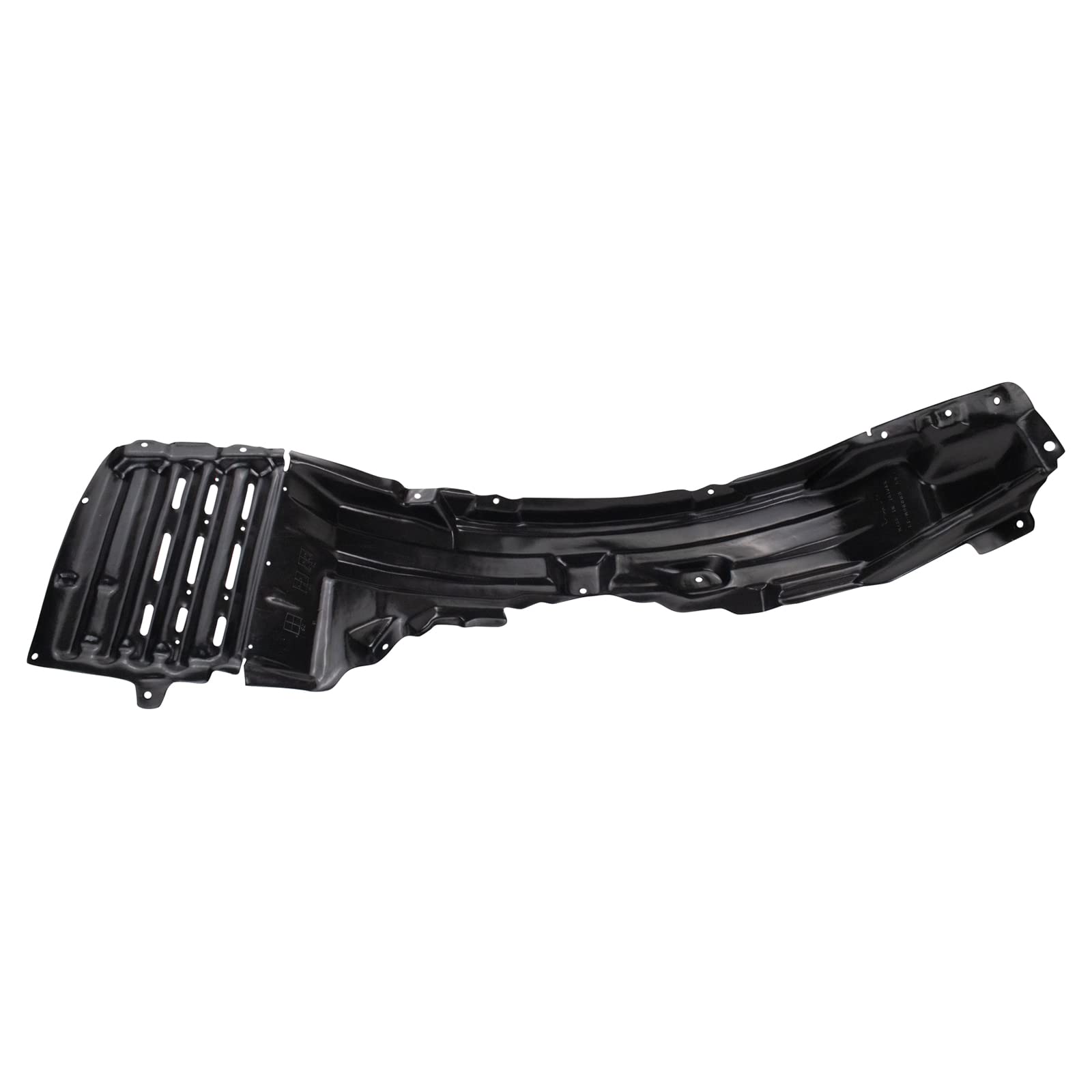 Trq Inner Fender Liner Set Compatible With 2009 Mitsubishi Lancer Mi1248121 Mi1249125