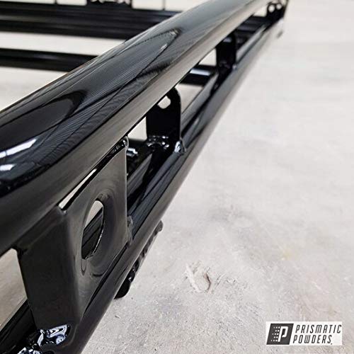 PRISMATIC POWDERS Gloss Black Powder Coating - 1 lb, Model USS-2603, High-Quality Finish