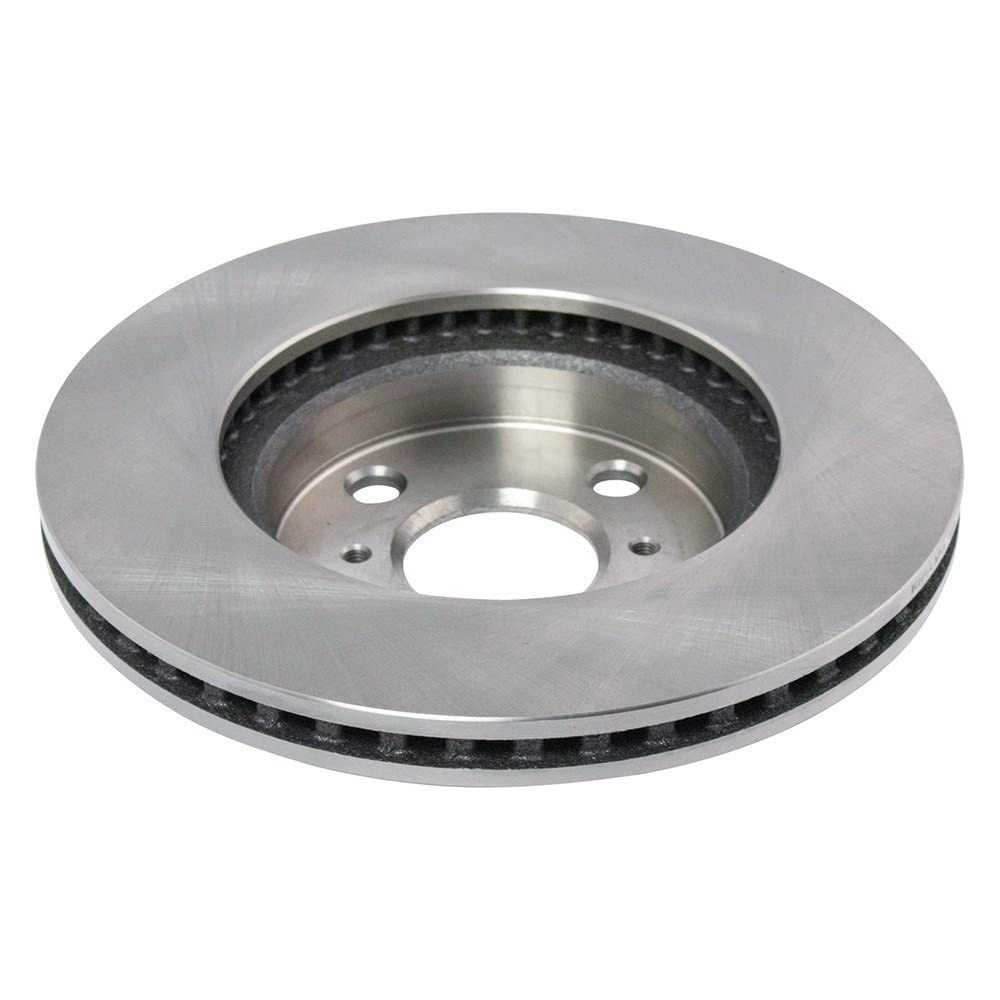 Trq Front Brake Rotors Set Vented Compatible With 2013 Scion Iq 2012-2019 Toyota Prius C 2007-2018 Yaris