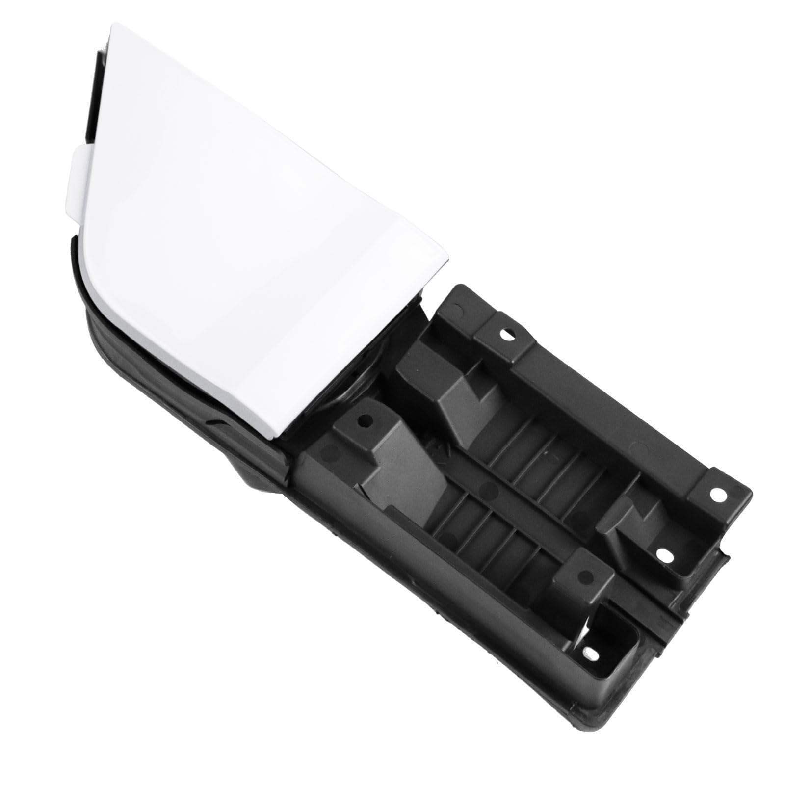 YZQPNB Fuel Filler Door Housing Pocket Hinge w/White Cover Compatible with 2015-2023 Ford Transit Van 150 250 350 Gasoline Engin