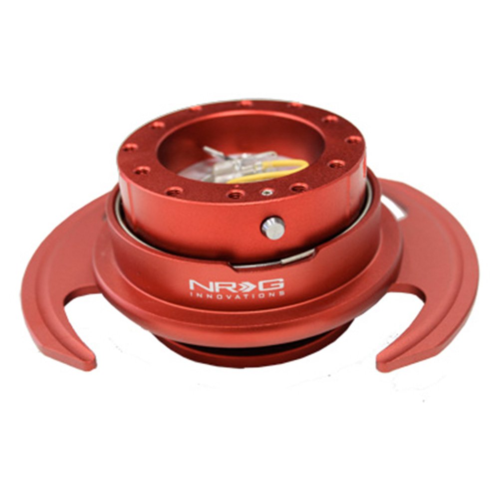 NRG Steering Wheel Quick Release Kit - Red Gen 3 - Part # SRK-650RD