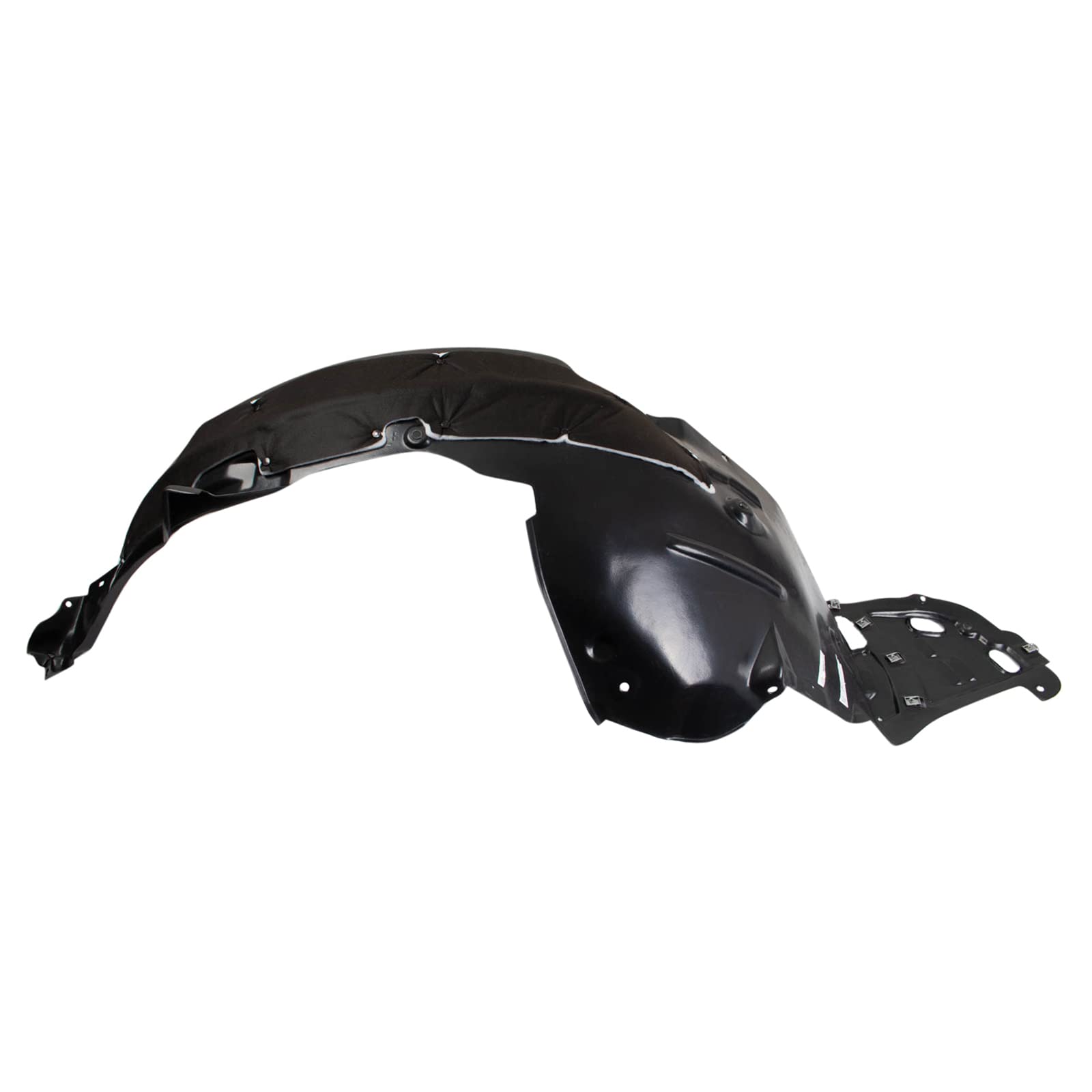 Trq Inner Fender Liner Set Compatible With 2015-2017 Acura Tlx Ac1248136 Ac1249136
