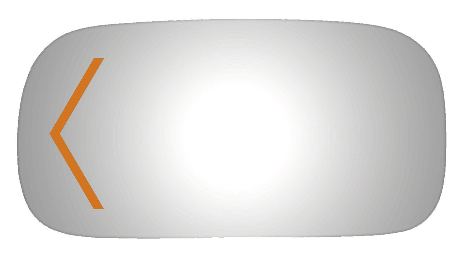 Flat Driver With Signal Side Mirror Replacement Glass For 2009-2011 Cadillac Dts
