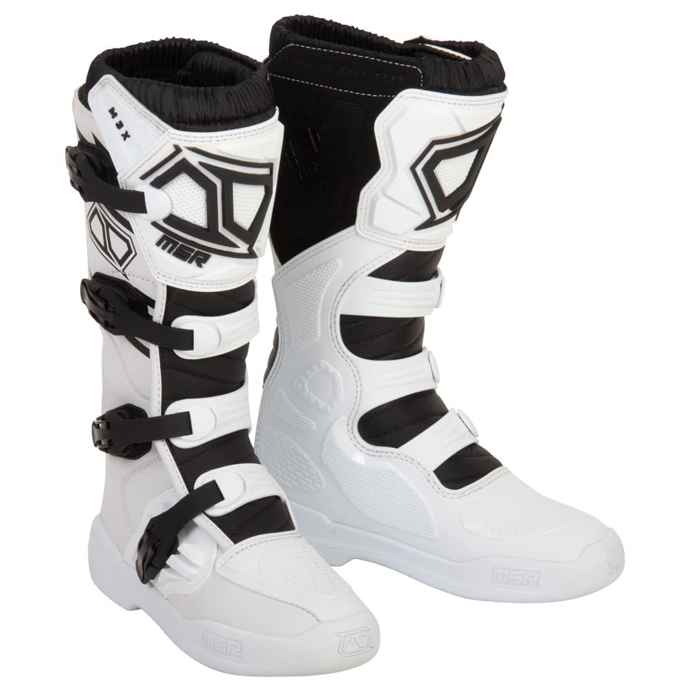 Msr M3X Motocross Boot (10, White)