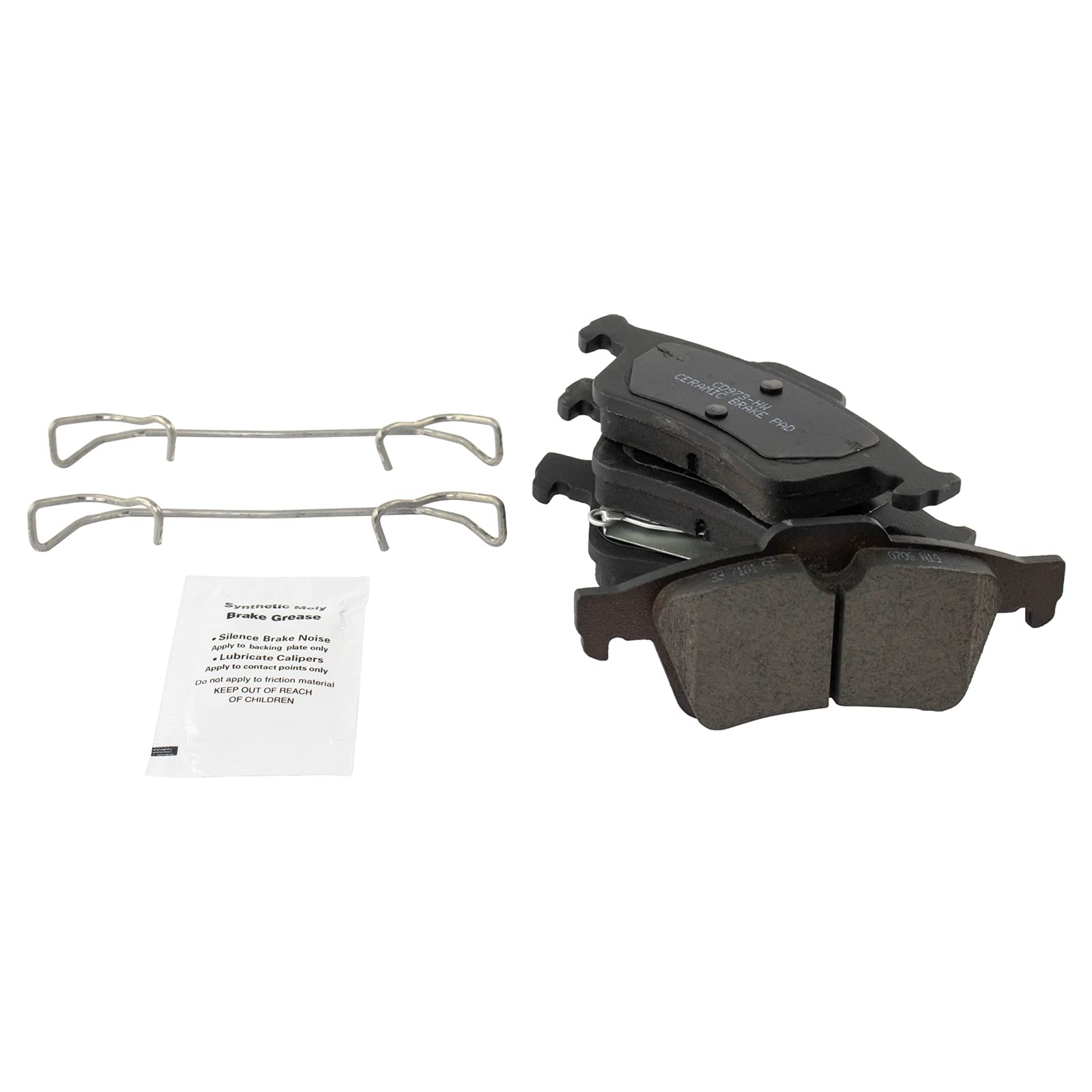 Trq Front And Rear Brake Pad & Rotor Kit Brake Pads Brake Rotor Ceramic Compatible With 2004-2005 Mazda 3