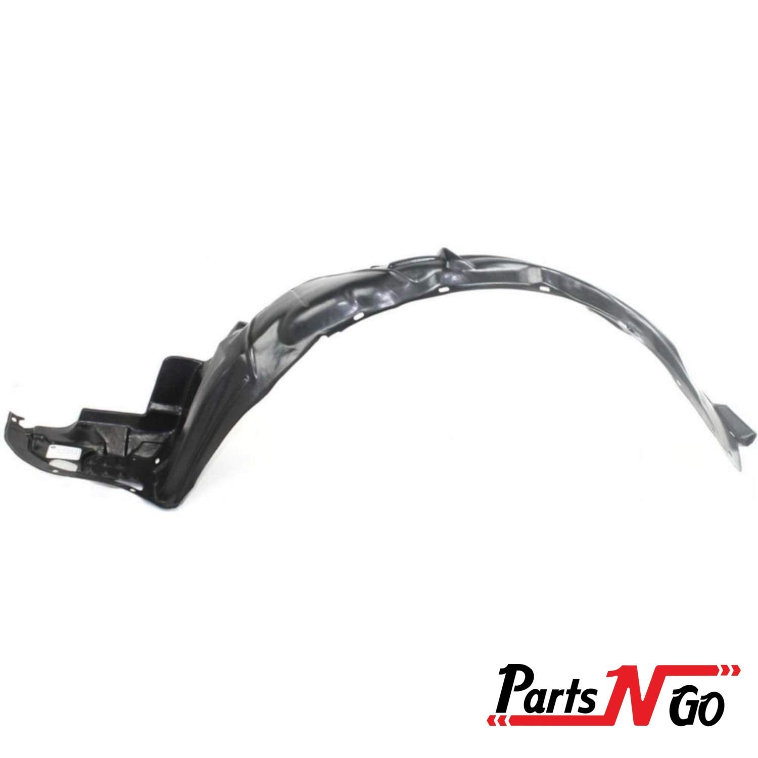 Parts N Go Fender Liner Front Pair for 2003-2007 Accord Sedan - Black Splash Shield Guards HO1248114, HO1249114