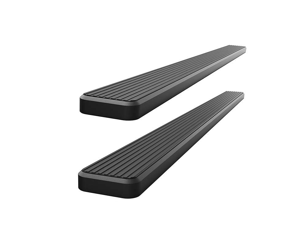 Aps 5In Stainless Steel Black Running Boards Compatible With Chevy Colorado Gmc Canyon 2015-2024 Crew Cab (Nerf Bars Side Steps)