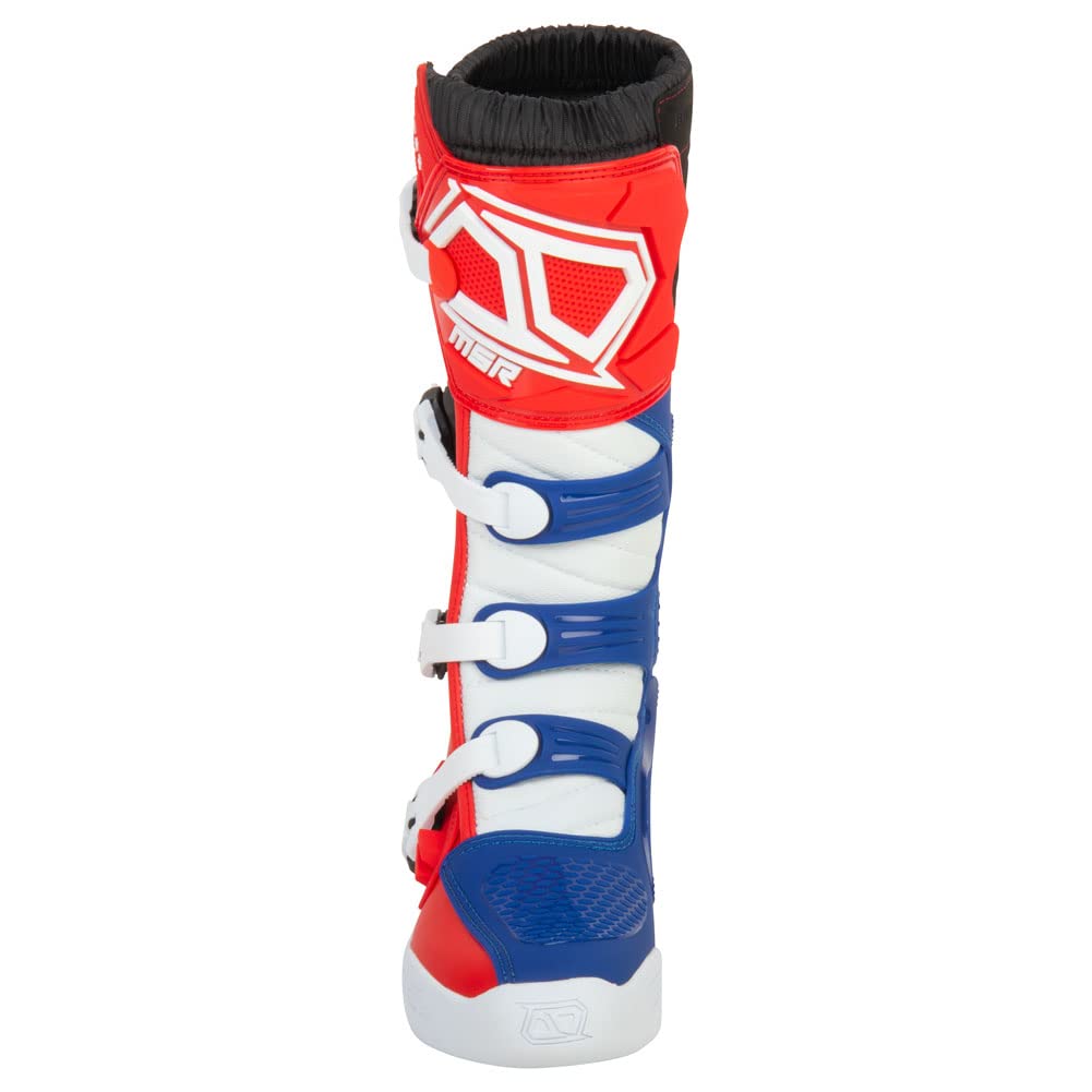 Msr M3X Motocross Boot (10, Red/White/Blue)