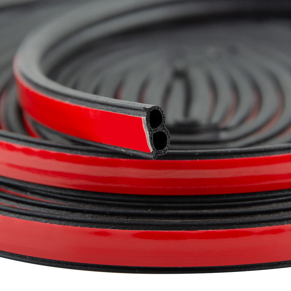 Car Door Seal Strip,Universal Car Truck Motor Rubber Seal Strip,Weatherstrip For Car Window Door Sunroofs Engine Cover Soundproo