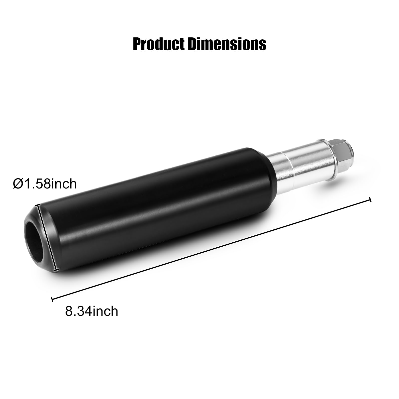 Vastmt Motorcycle No Cut Frame Slider, 6.5 Upper Shock Mount Frame Sliders Anti Crash Protector Falling Protection Compatible Wi