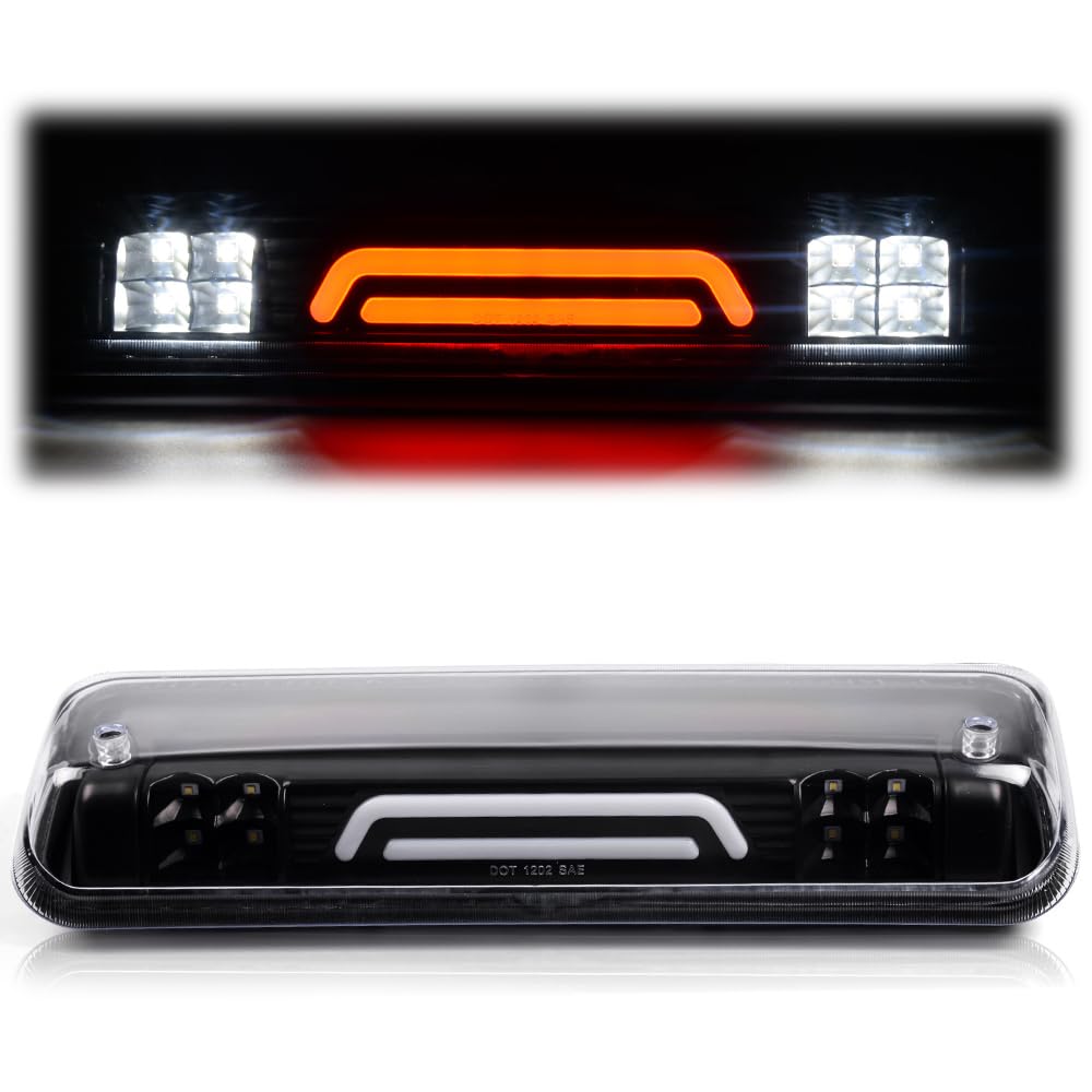 Grand Orange Led 3Rd Third Brake Light Compatible With 2004-2008 Ford F150 High Mount Rear Brake Stop Light Cargo Lamp Clear Len