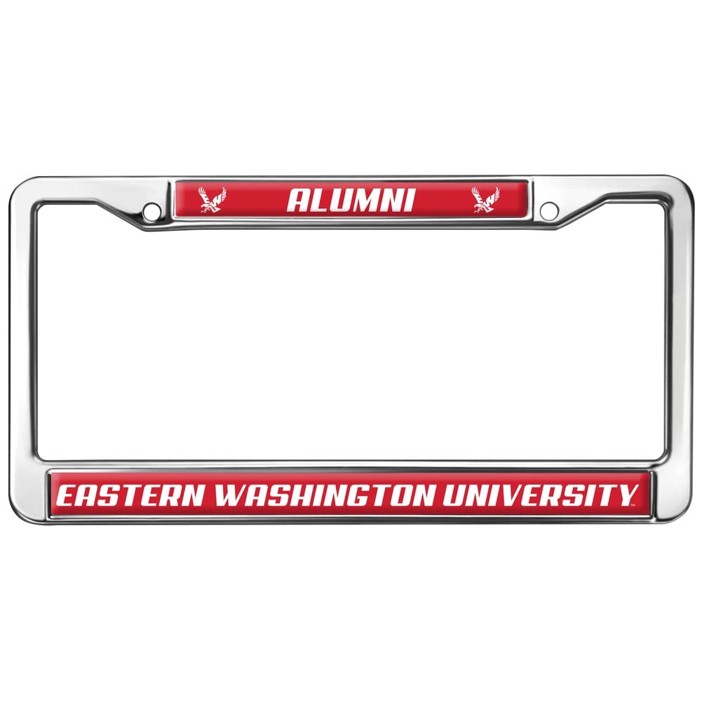 Eastern Washington Alumni Logo Full Size Standard License Plate Metal Frame
