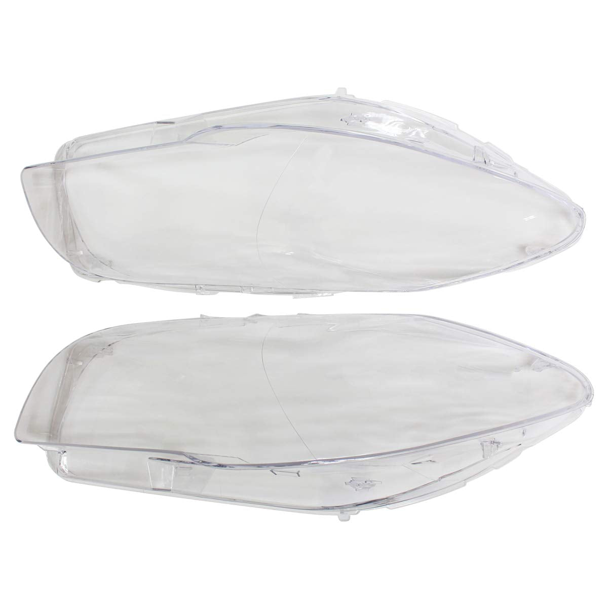 NewYall Pair Left and Right Side Clear Headlight Lens for BMW 5 Series 528i 535i 550i F10 2011-2016