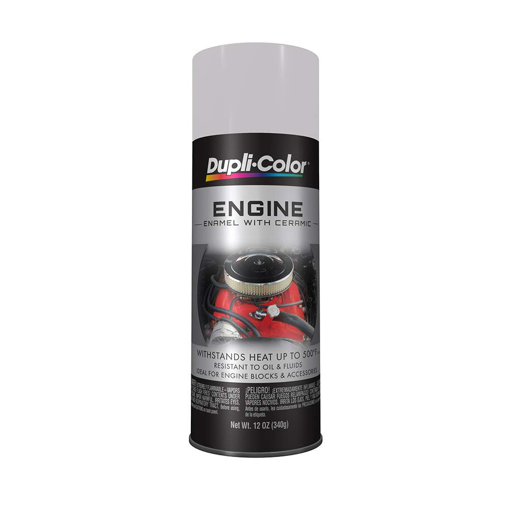 Dupli-Color De1615 Engine Enamel Spray Paint With Ceramic - Aluminum - 12 Oz Aerosol Can