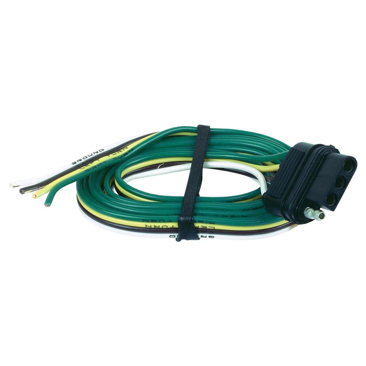 HUSKY TOWING Liners 13191 48 4-Wire Flat Trailer Connector for Car End