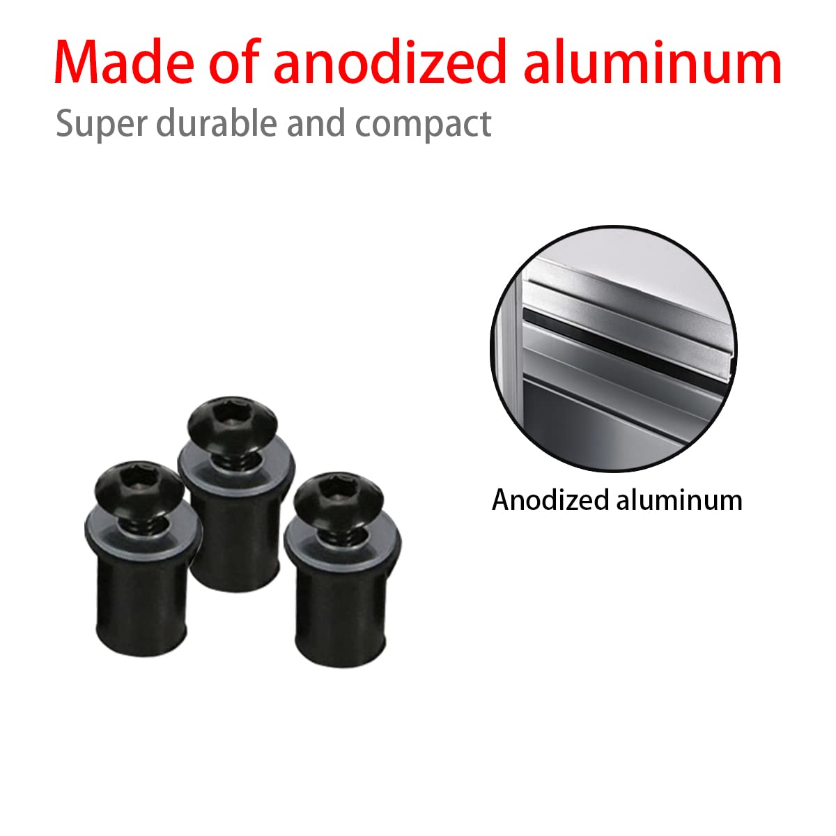 10Pcs Motorcycle Windshield Bolts Screws Kit, Aluminum Alloy Motorbike Windscreen Body Mounting Bolts Nuts, Compatible With Moto