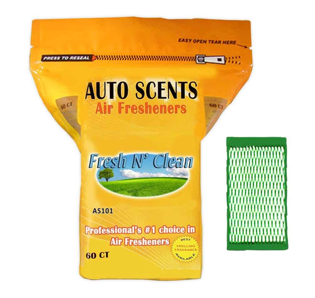 Fresh N Clean Scent Professional Air Freshener Pads - Remove The Worst Smells with These Heavy Duty Pads (60 Pads Per Pack) (Fr