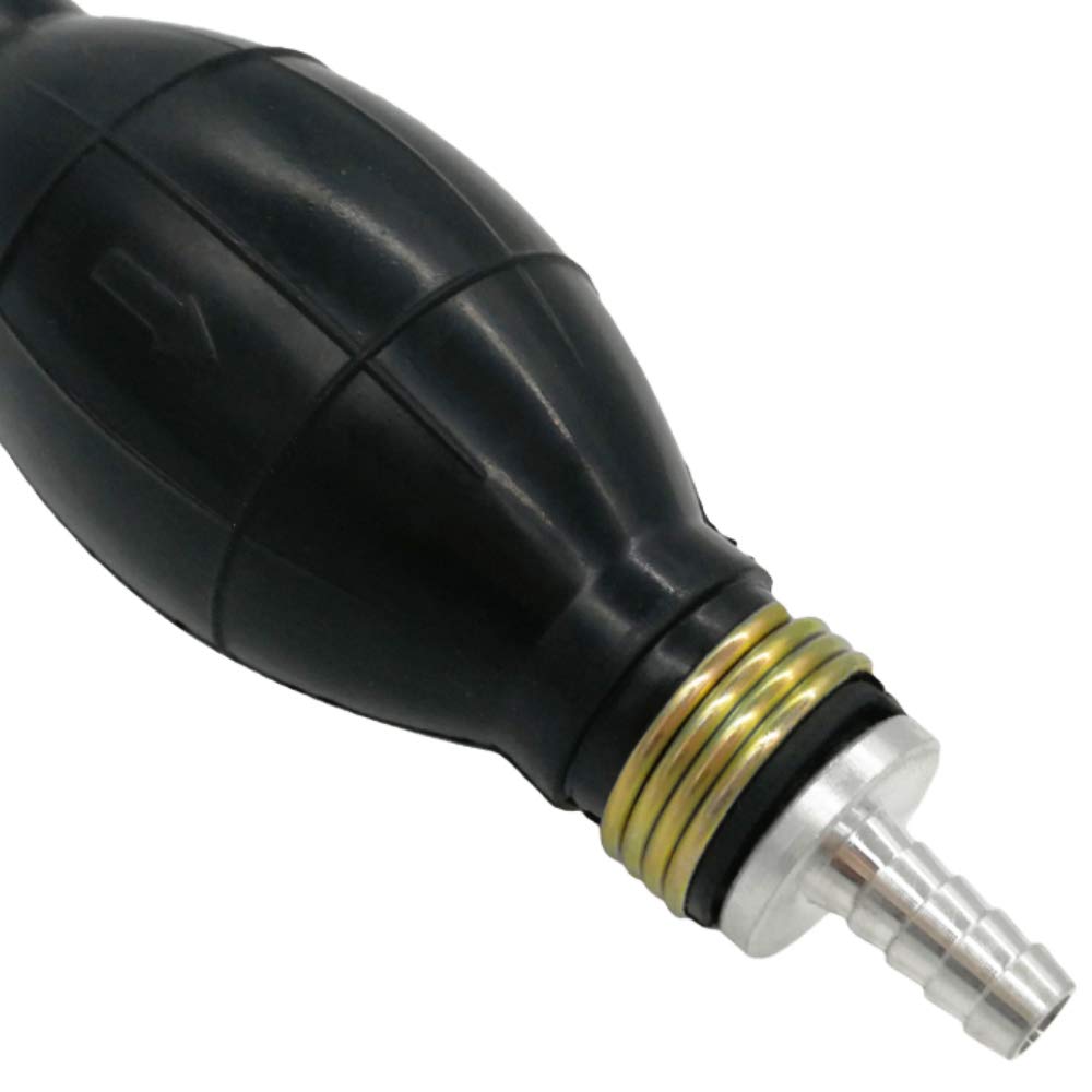 Automotive-leader 8mm 5/16'' Rubber Fuel Transfer Vacuum Fuel Line Hand Primer Pump Bulb Type Gasoline Petrol Diesel Pump Bulb f