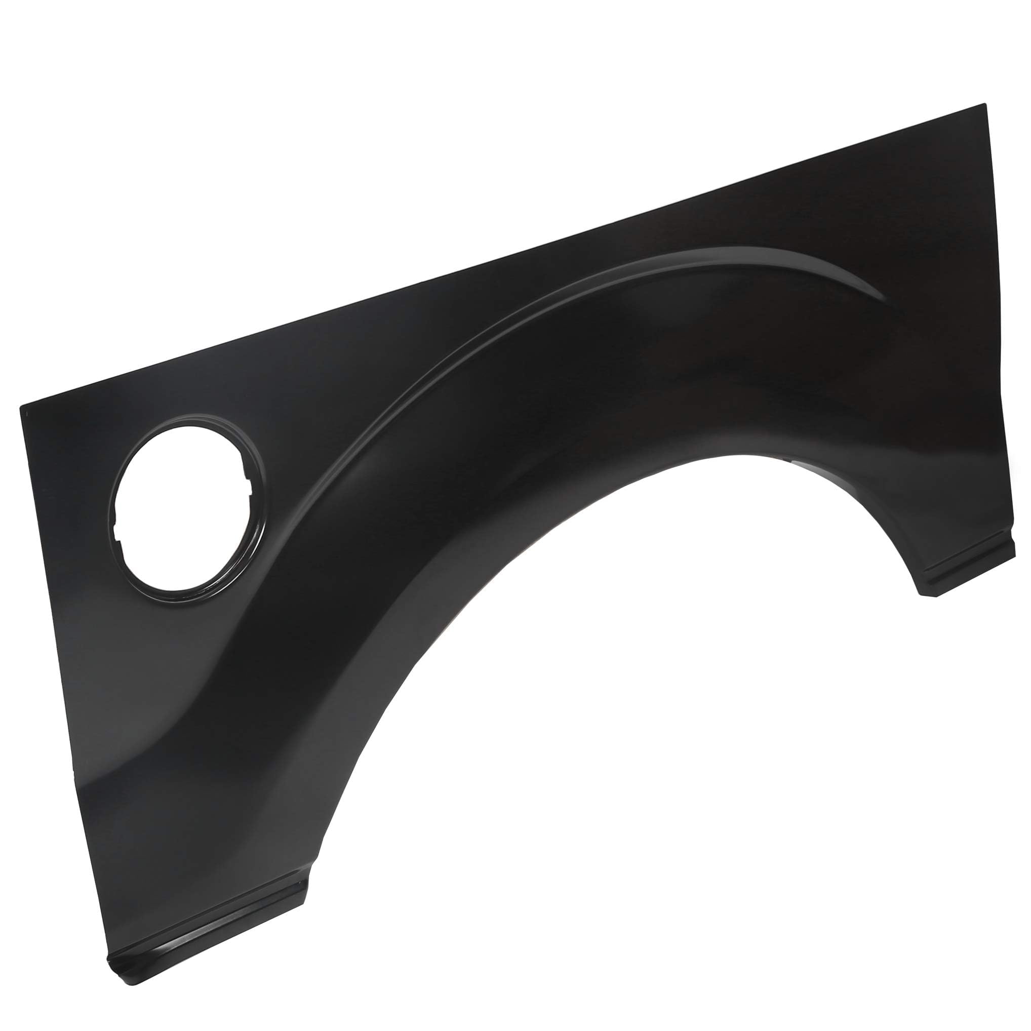 HECASA Bed Wheel Arch Rust Repair Panel for 2009-2014 Ford F-150, Steel, Black, Model MO-192, Rear Upper Quarter Patch, Driver & Passenger Side