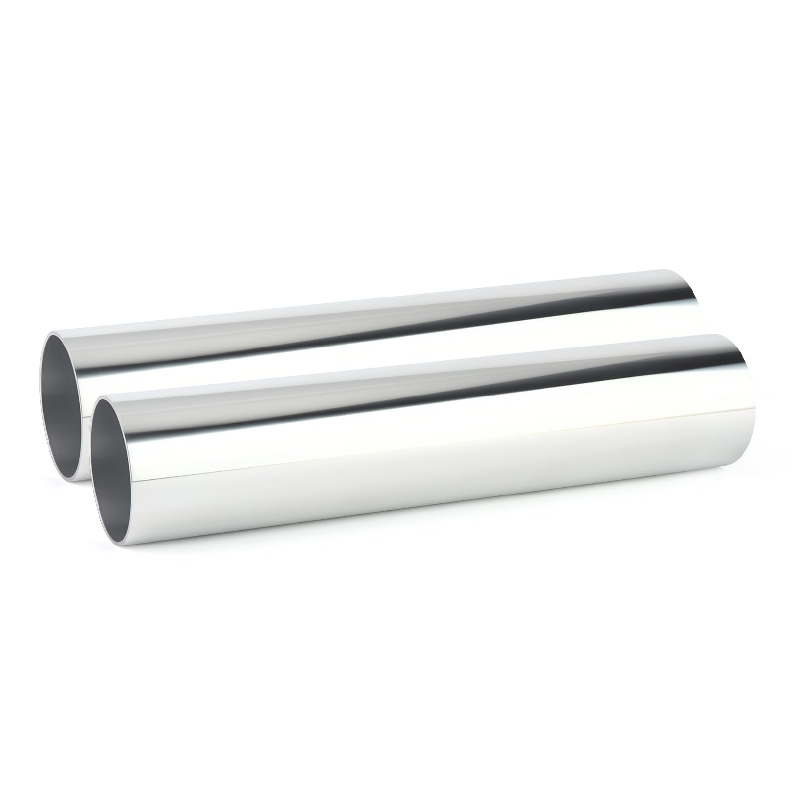 Gasher 2Pcs Aluminum Alloy Tube 2.75''Od Length 12   (300Mm) Intercooler Pipe For Intake And Cooling Systems