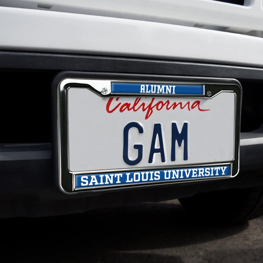 GRAPHICS & MORE Metal License Plate Frame - Saint Louis University Alumni - Full Size, One Size
