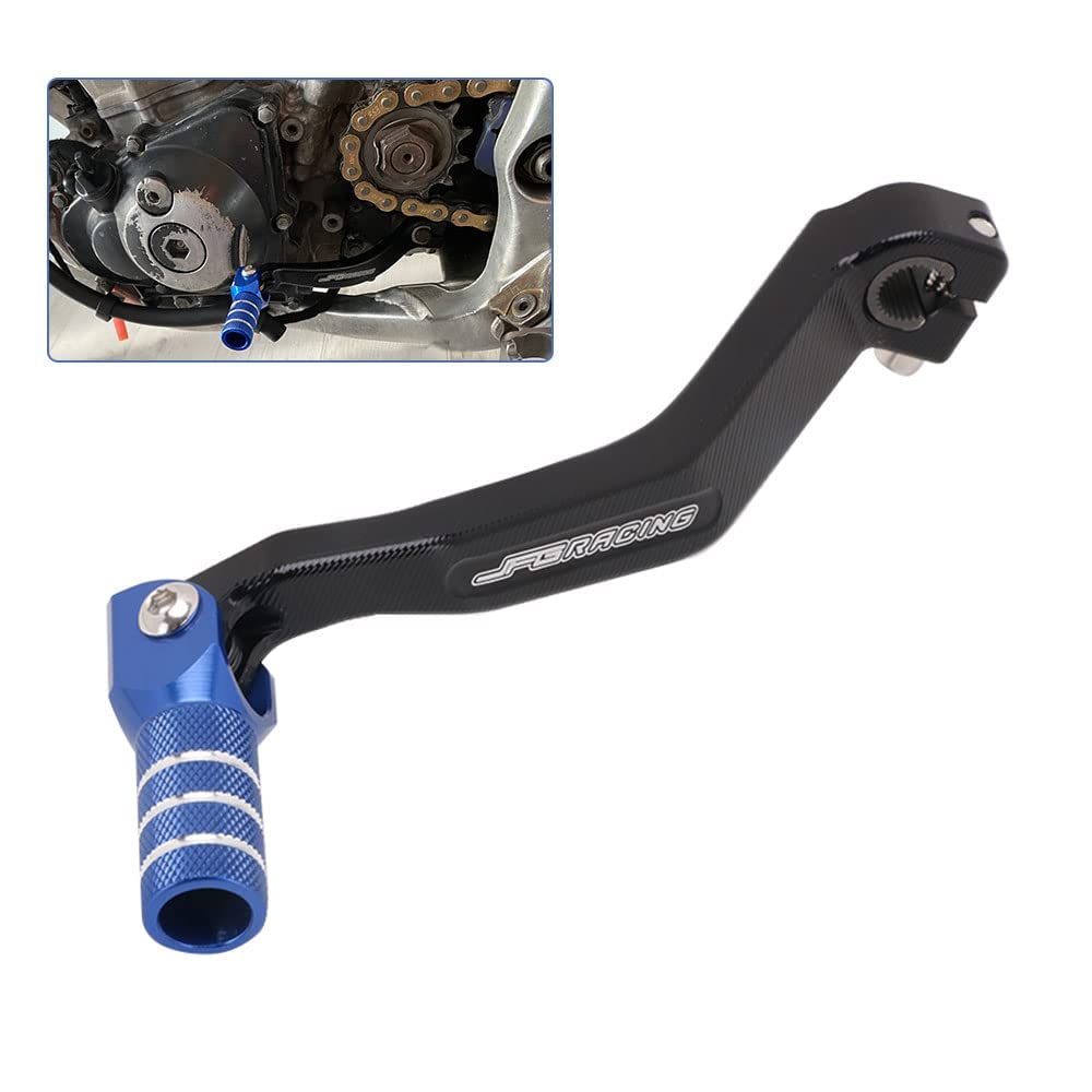 Jfg Racing Dirt Bike Shifter,Folding Motorcycle Gear Shift Lever Cnc Yz85 2002-2024/Yz65 2018-2024/Yz125 Yz250 05-24/Yz125X 17-23/Yz250X 16-23/Yz125G Yz250G 2016-Blue