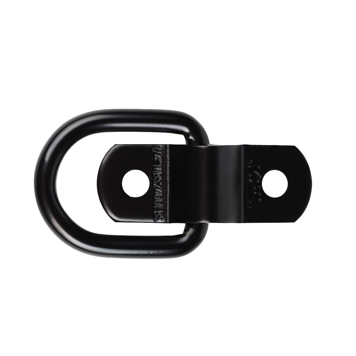 Jchl D Rings Tie Down Anchors Hooks For Trailer Truck Bed Bracket Enclosed Points Pickup Camper Surface Mount D-Ring Heavy Duty 1/4 2400 Pound Capacity (4-Pack)