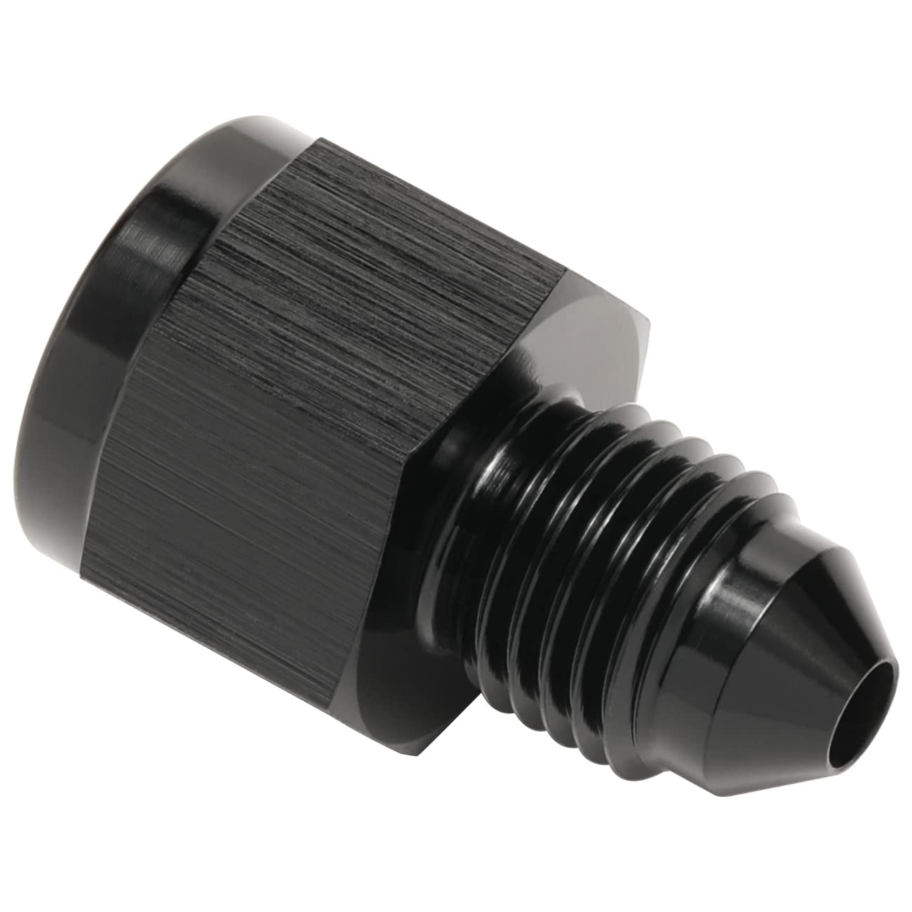 Podavelle 4An Female To 3An Male Flare Reducer Adapter Fitting Connector Aluminum Black