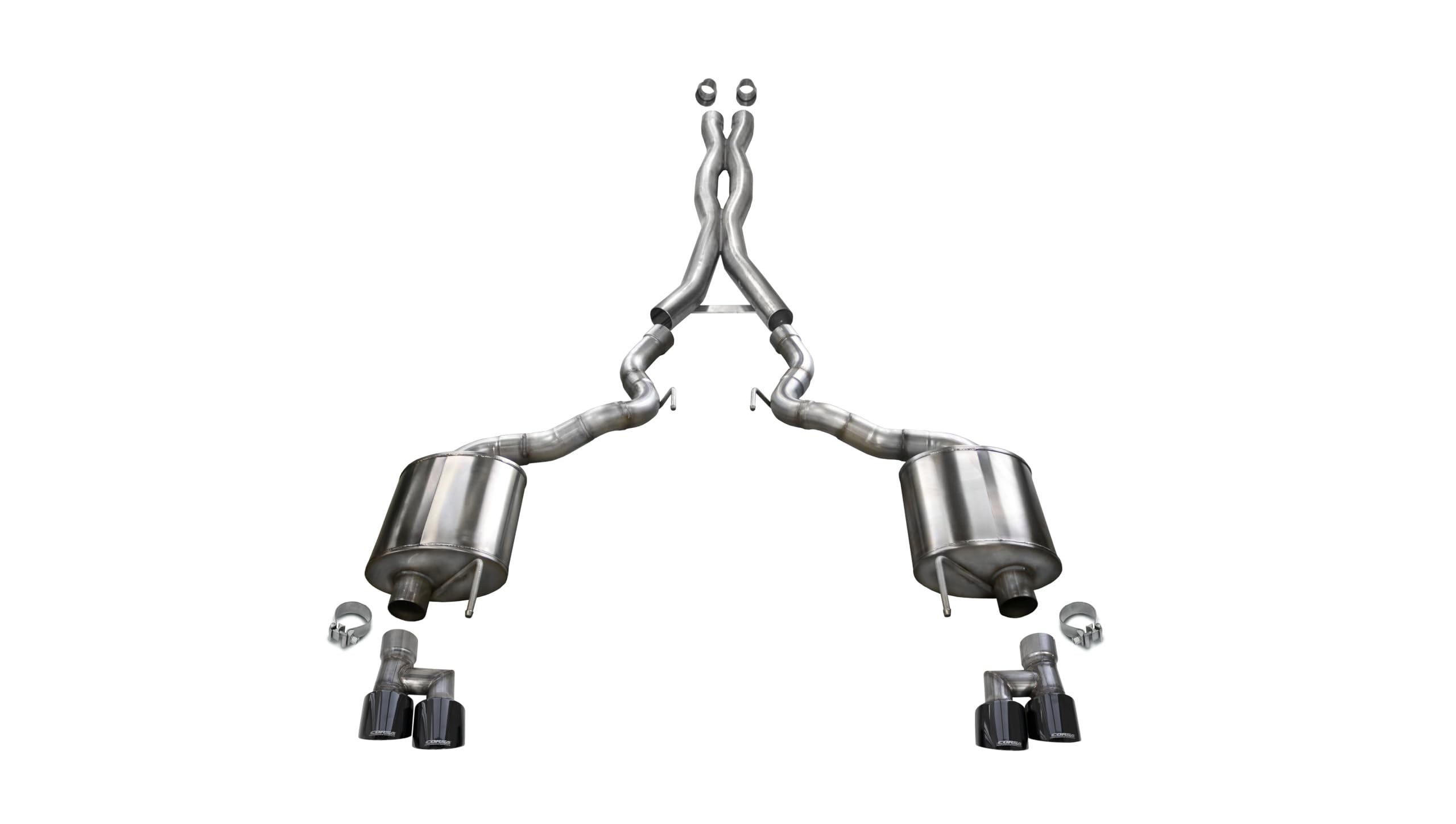 3.0 In Cat-Back Twin 4.0 In Tips (21047) Sport Sound Level