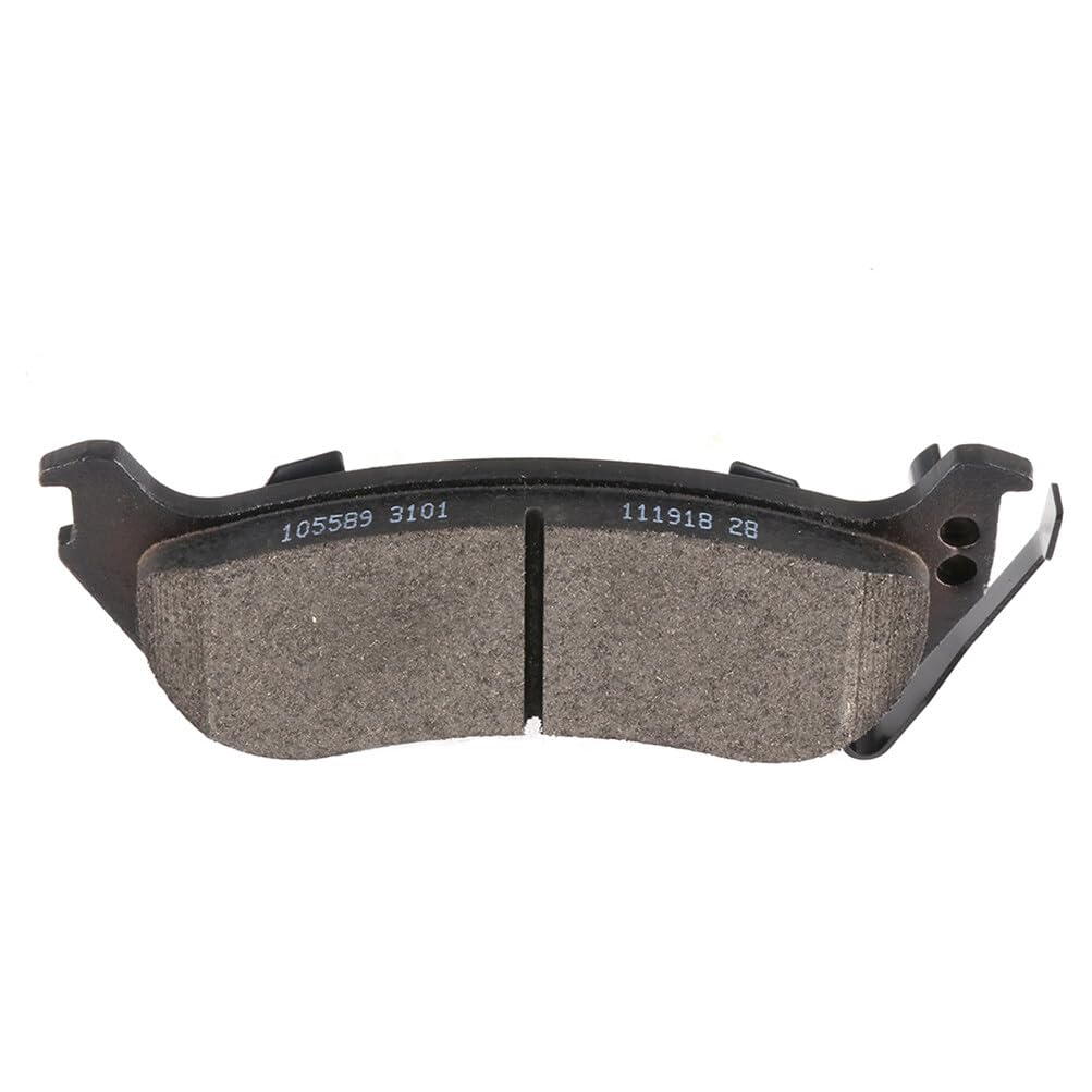 Automuto 8Pcs Front & Rear Semi-Metallic Disc Brake Pads Set D1109 D1158 For Ford For Explorer 2006-2010, For Ford For Explorer