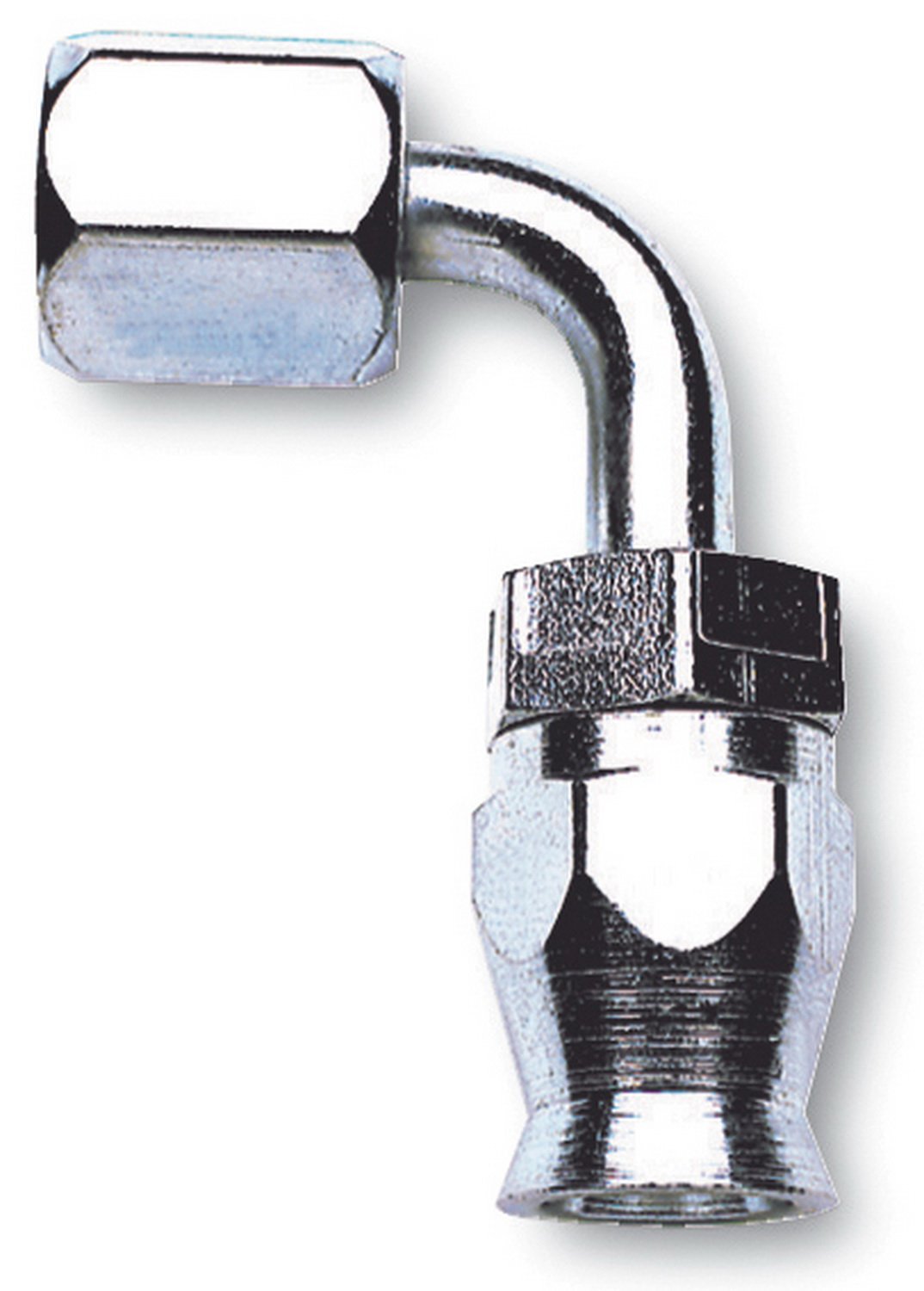 Russell/Edel 620421 Powerflex Endura Aluminum -6An Power Steering 90-Degree Hose End