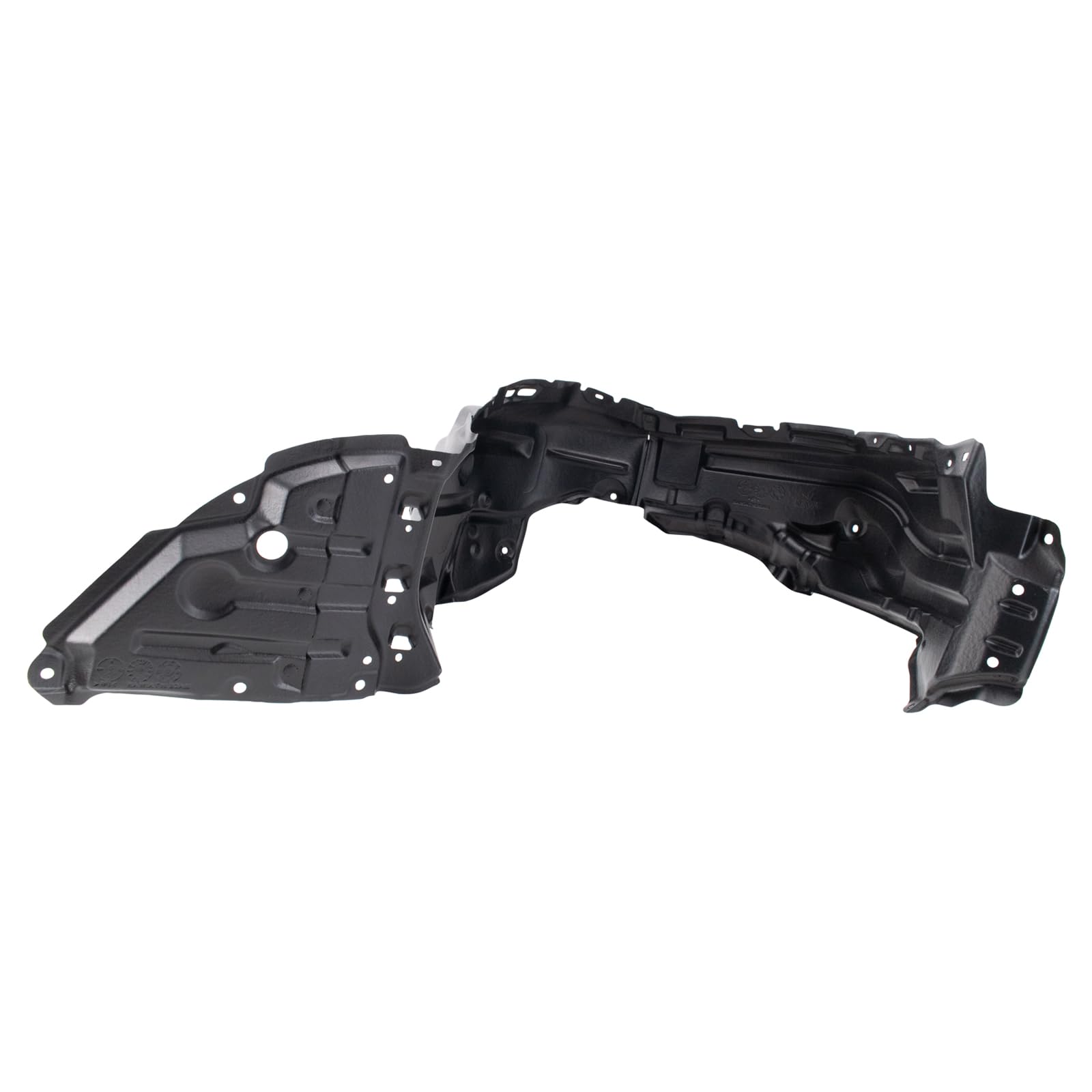 Trq Inner Fender Liner Set Compatible With 2019-2022 Toyota Prius To1248236 To1249236