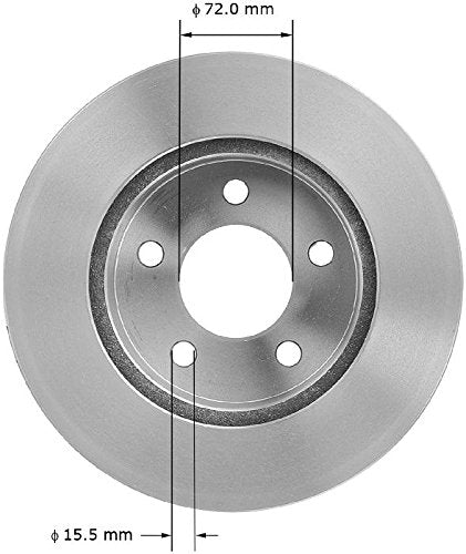 Bendix Premium Prt1602Fc Front Brake Rotor For Jeep Cherokee 1999-1990, Cherokee 2001, Comanche 1992-1990, Grand Cherokee 1998-1