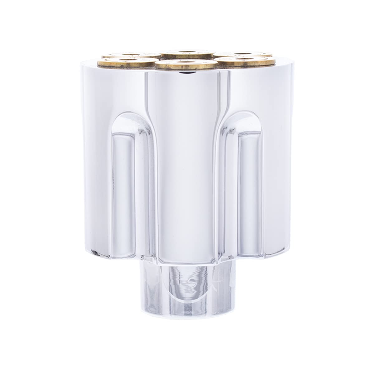 United Pacific 23399 Heavy-Duty Aluminum Gun Cylinder Air Valve Knob, 44Mag Style, Screw-On Style, Chrome Plated, Strong & Durab