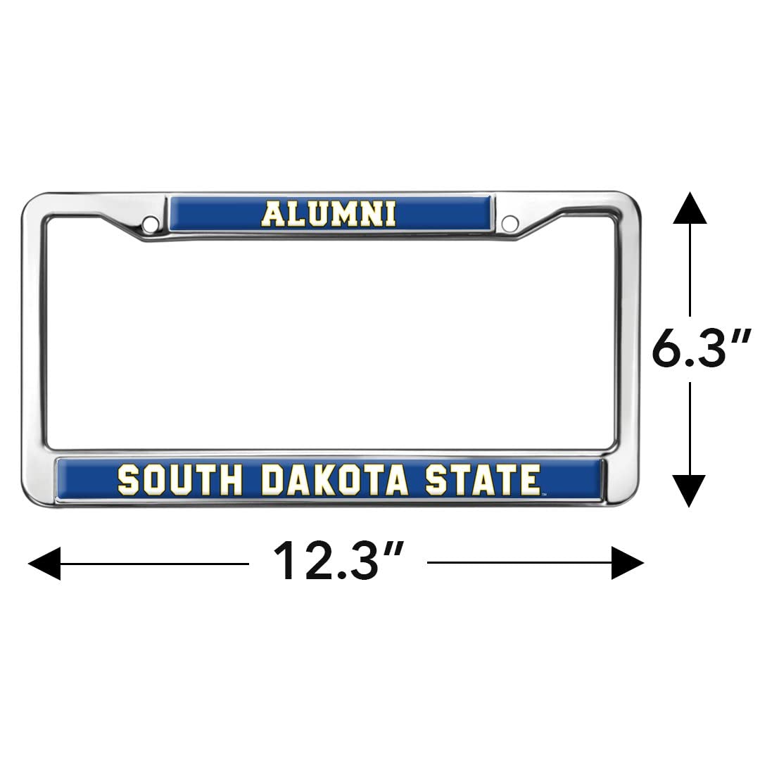 South Dakota State Alumni Logo Full Size Standard License Plate Metal Frame