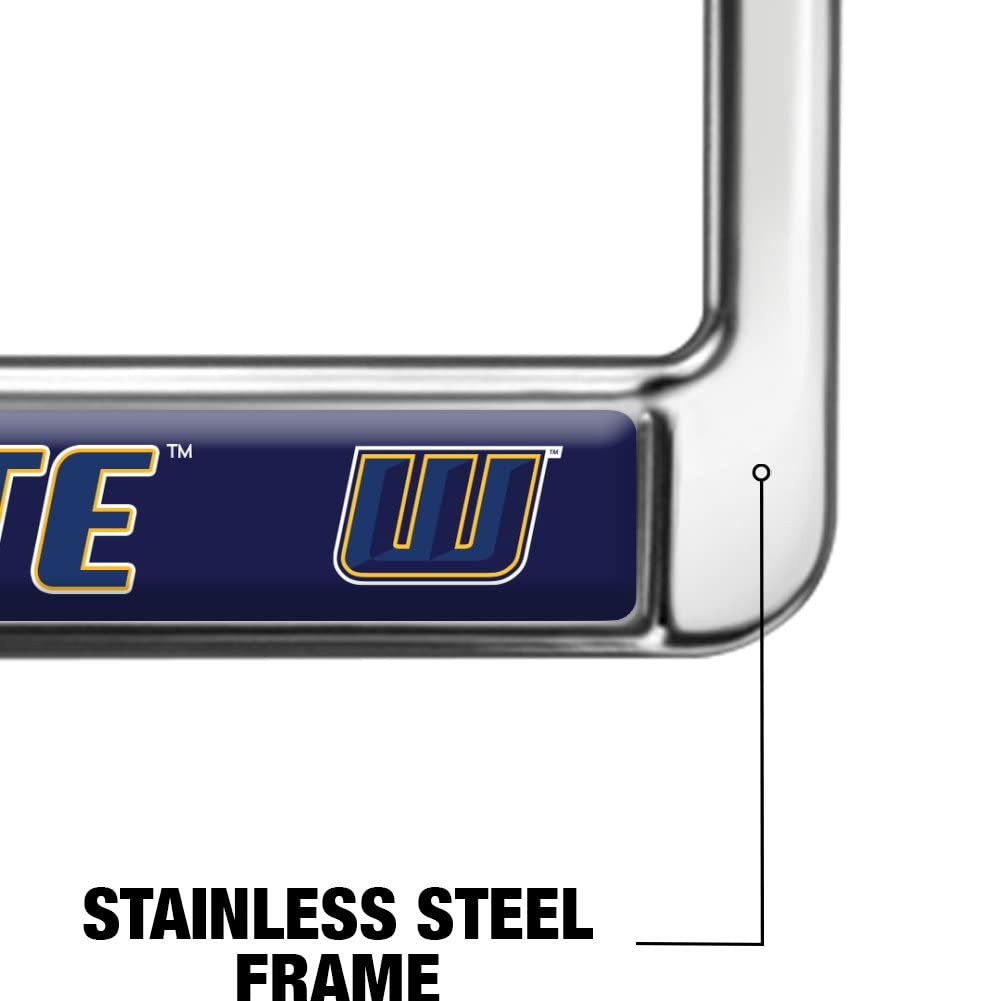 Worcester State University Alumni Logo Full Size Standard License Plate Metal Frame