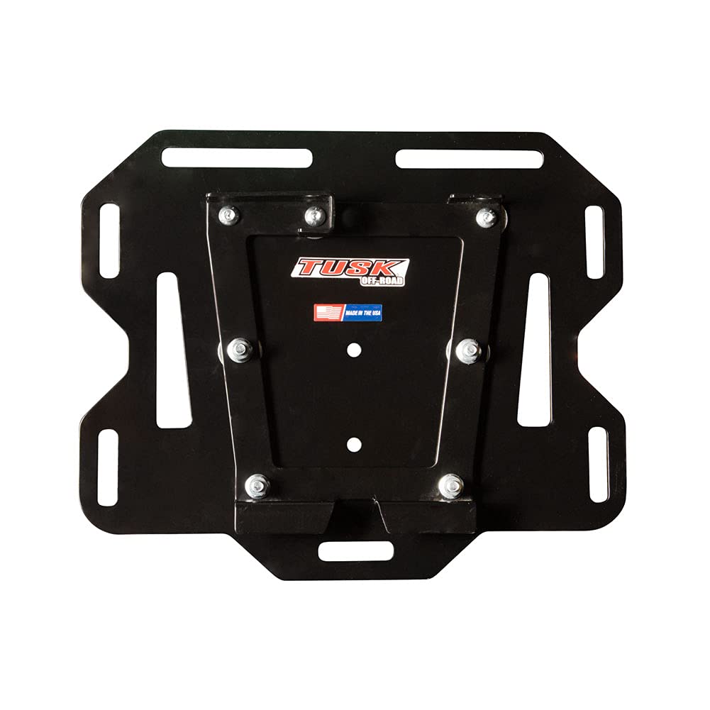 TUSK Pannier Soft Luggage Mount - Aluminum, Black, Fits Tusk Pannier Rack